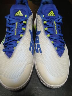 Adidas barricade white sonic ink