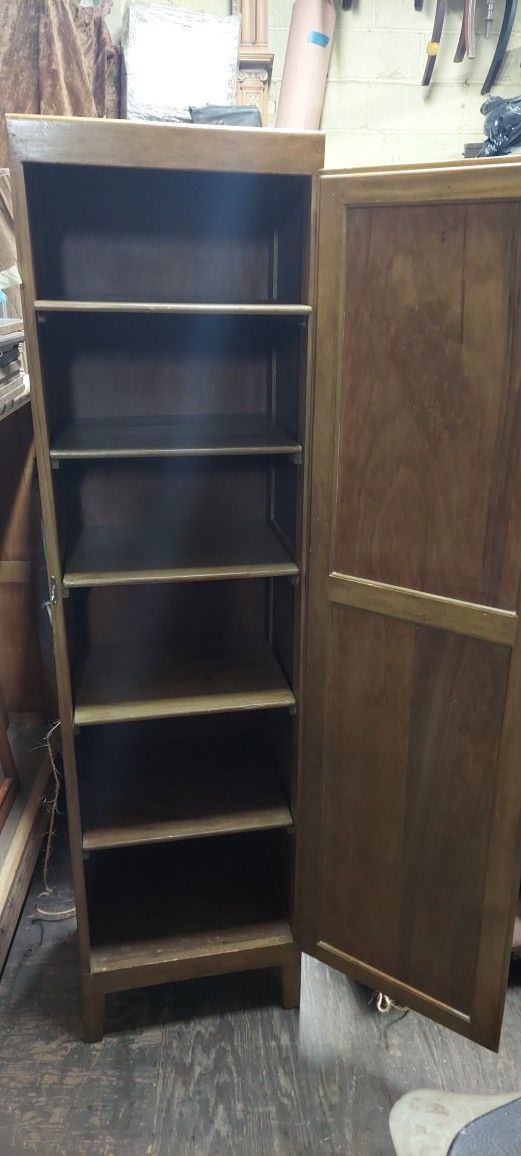 Pine Veneer Storage Cabinet