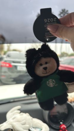 Starbucks Bear Plush Keychain 2026