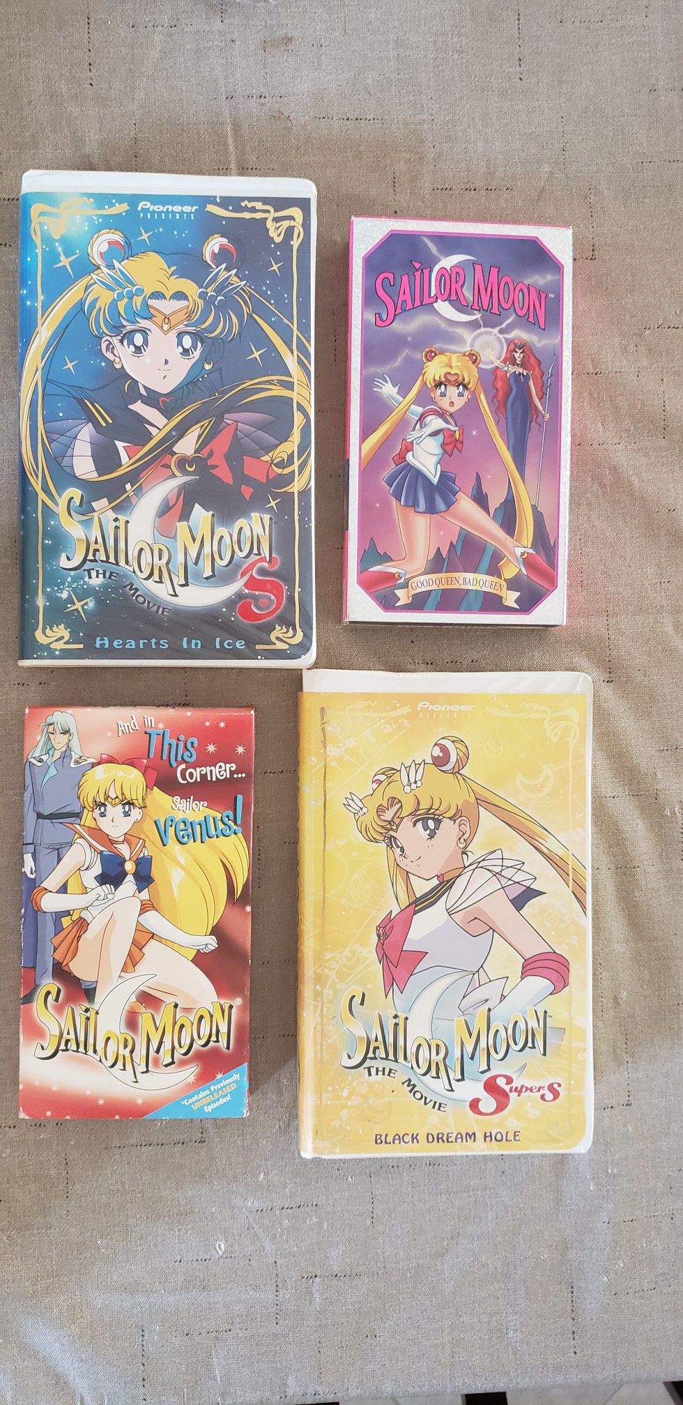Sailor Moon VHS Tapes in CA