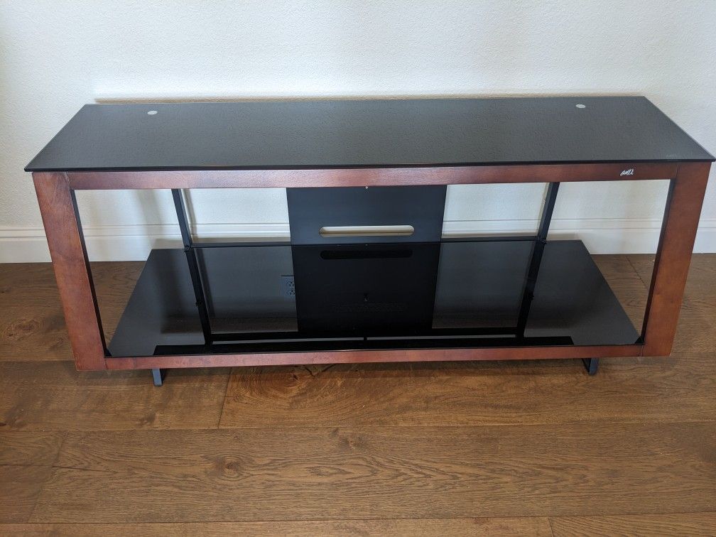 Bell'O AVSC4260, 60" TV Stand For TVs Up To 65", Medium Espresso 