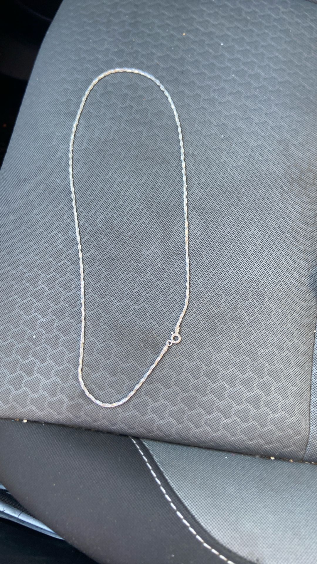 925 Italy Silver Necklace 9 1/2 Inch Long