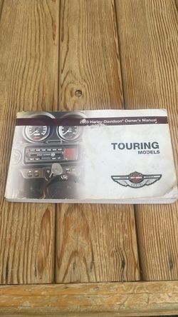 2003 Harley-Davidson Touring Models Owner's Manual