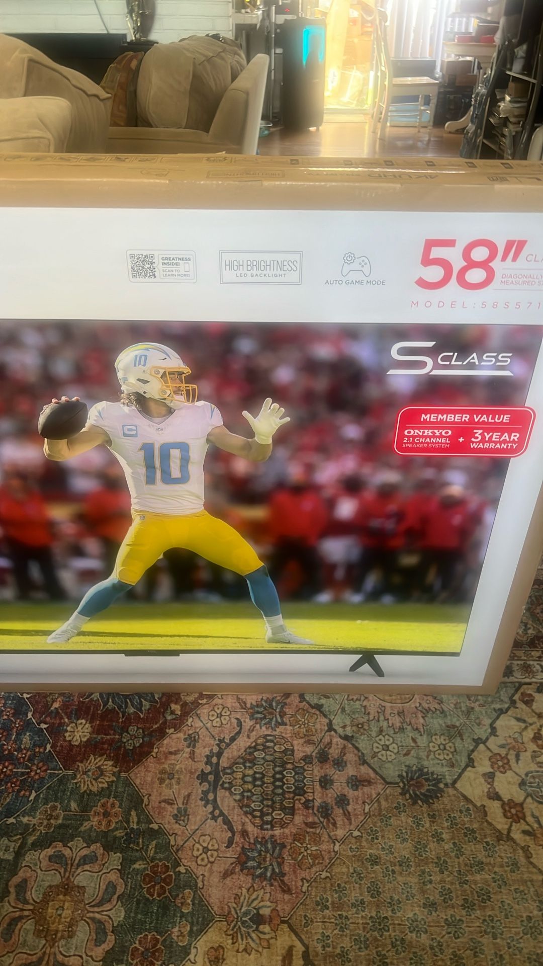 TCL 58" S CLASS - S571 SERIES - 4K UHD HDR LED SMART TV – FIRE TV-NEW