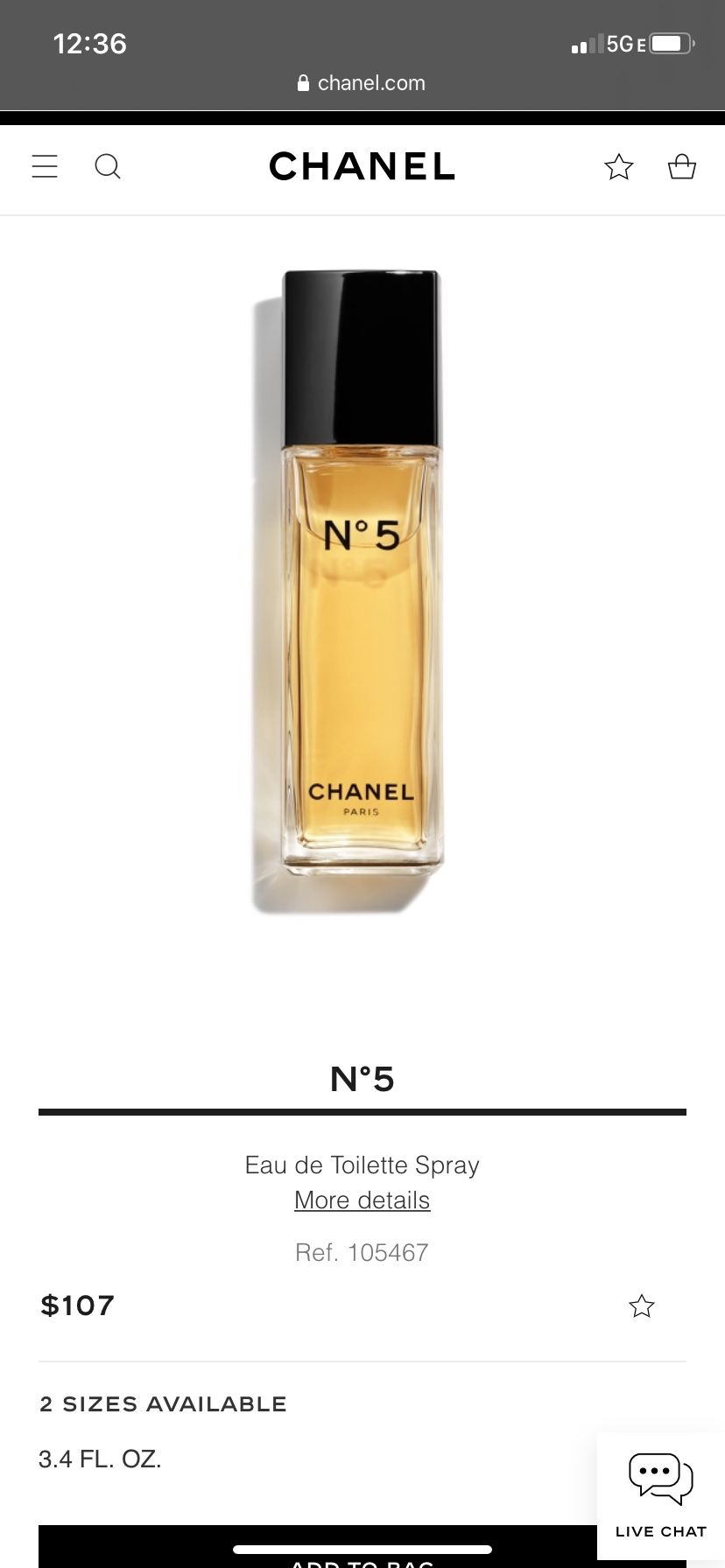 N°5 Chanel Perfume