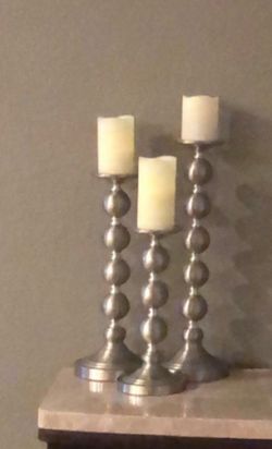 Set of Candle Holders 3 Pieces