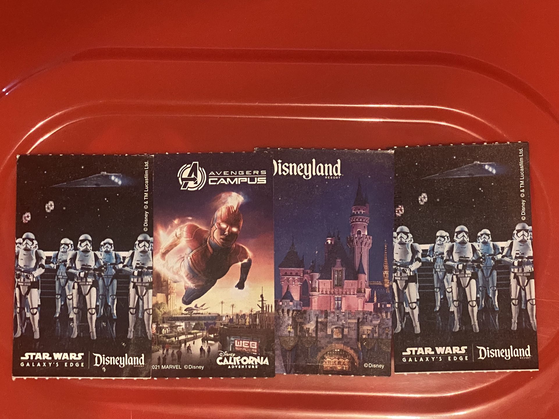 4 Tickets To Disneyland