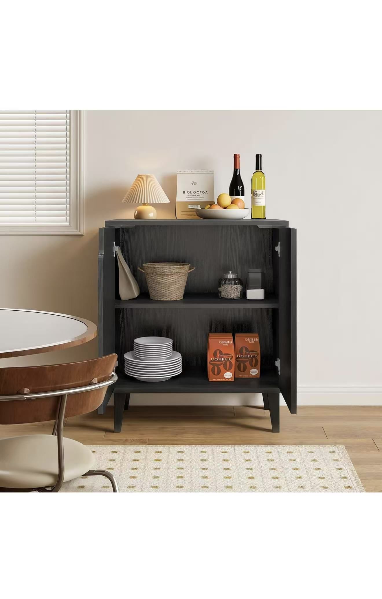 2 Door Kitchen Buffet Storage Cabinet