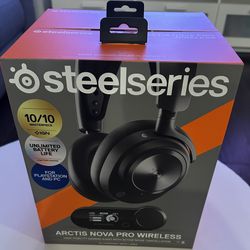 SteelSeries Arctis Nova Pro Wireless Multi-System Gaming Headset - Premium Hi-Fi Drivers - Active Noise Cancellation - Infinity Power System 