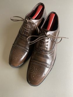 Kenneth Cole Coffee Color Lace Up Dress Shoes