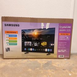 50 “ Samsung Smart 4K CRYSTAL HDR TV 2025 Model