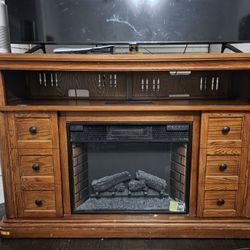 Tv Stand With Fire Place