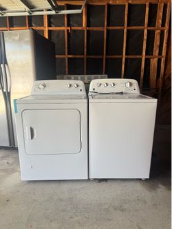 washer and dryer almost new