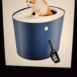 Cat Litter Box, Large Top Enty