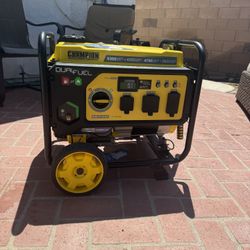 Champion Power Equipment 4750-Watt Dual Fuel Portable Generator with Electric Start, Wheel Kit