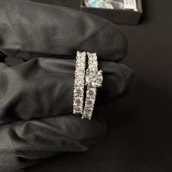 925 silver Moissanite 2.00 CTW