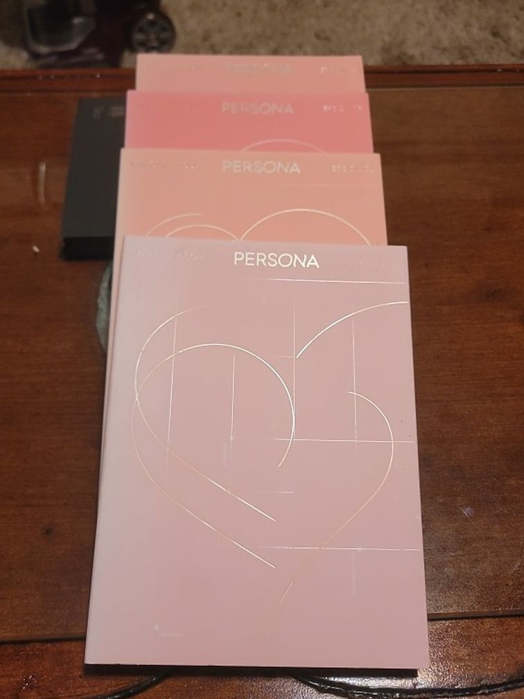 BTS Map Of The Souls Albums Version 1 thru 4