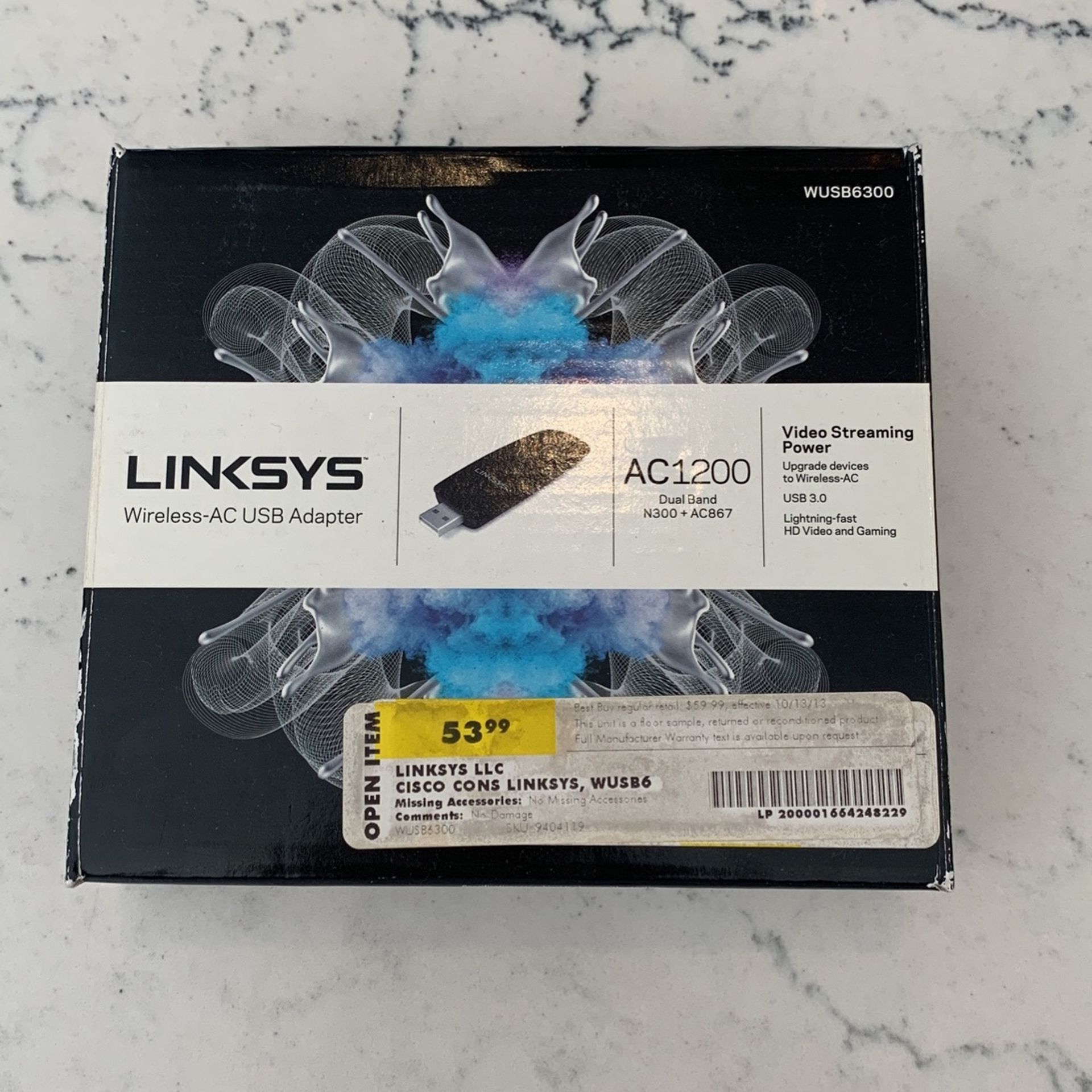 Linksys AC1200 Dual Band Wireless USB Adapter