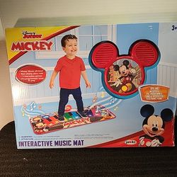 NEW Disney Junior Mickey Mouse Interactive Music Mat Jakks Pacific
