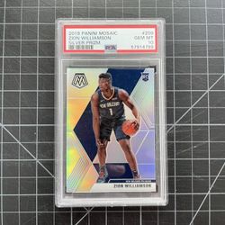 2019 Mosaic Silver Holo Rookie Zion Williamson 