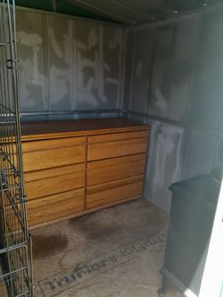 Solid wood dresser