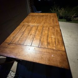 Wooden diner table
