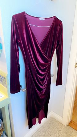 Burgundy Dress