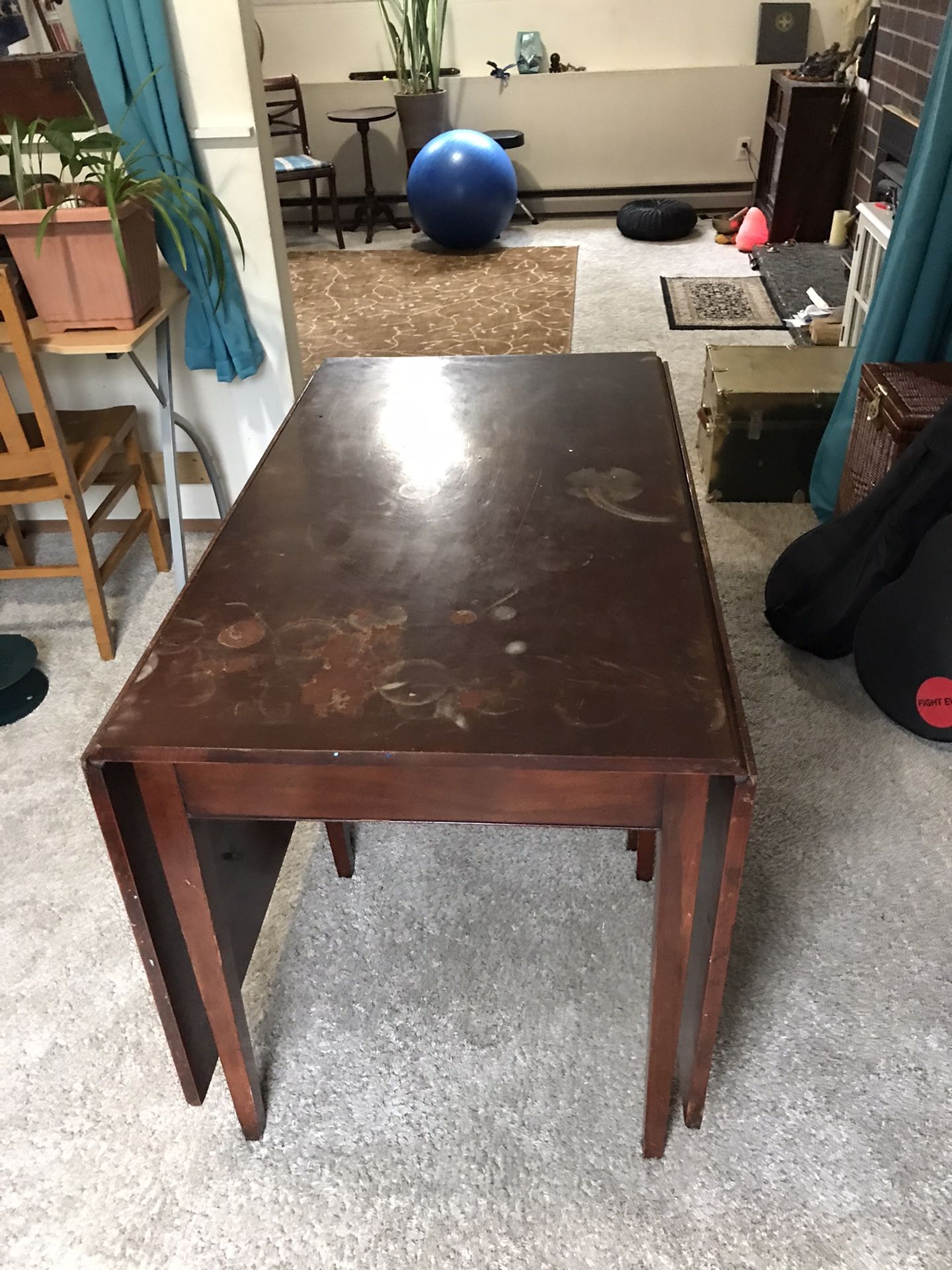 Large dining table