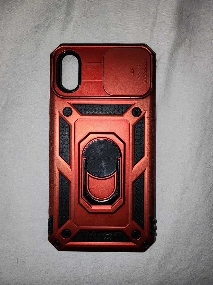 IPhone X (10) 0hone Case -Red