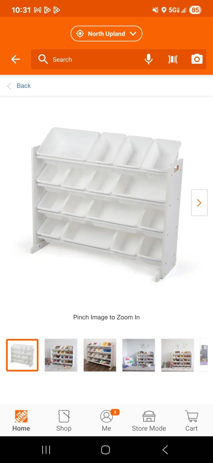Toy Bin Organizer