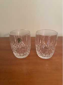 Vintage Waterford Crystal Boyne Tumbler Glasses - Pair of 2 (Mint Condition)