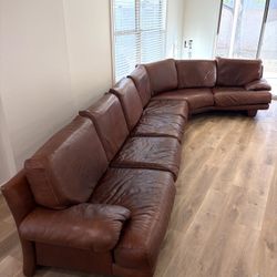 Leather Sectional Couch 