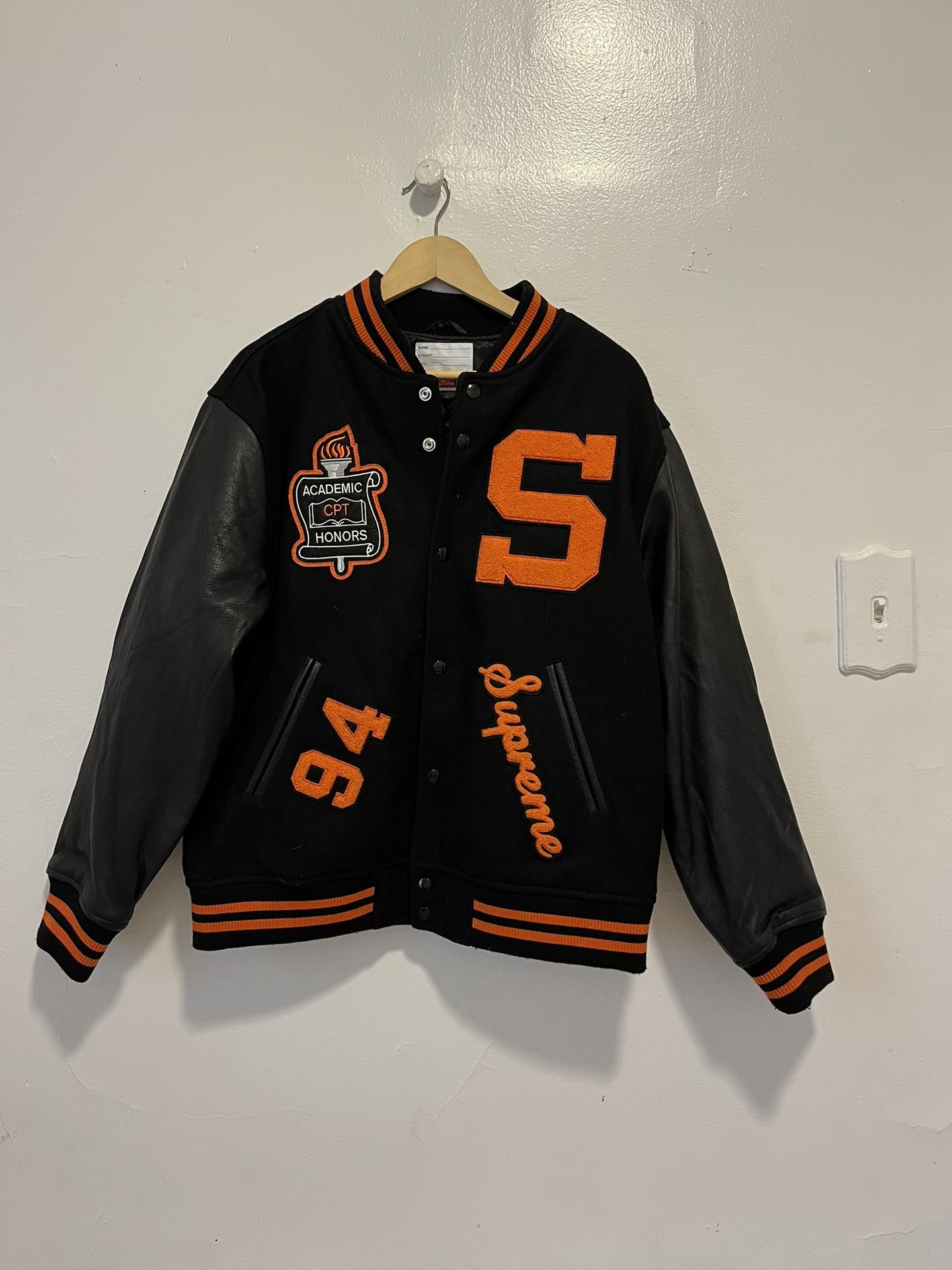 SUPREME Varsity Jacket Men’s large