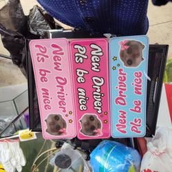 Magnetic Car Stickers for Beginners, New Magnetic Student Driver Stickers Signs for Car, Bumper Safety Decoration Supplies, Suitable for Students and 