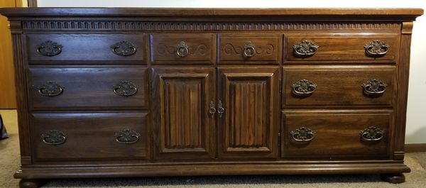 Ethan Allen Royal Charter Oak Dresser And Original Mirrors For Ethan Allen Royal Charter Oak Dresser And Original Mirrors