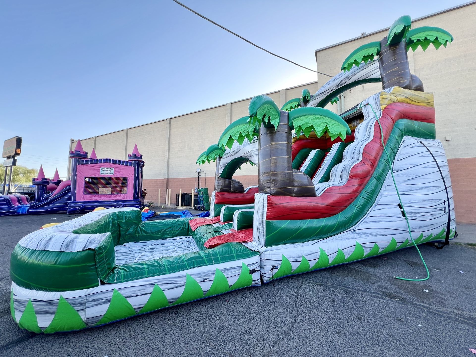 19ft And 14ft Water Slide