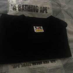 Mens Black Bape T-ee