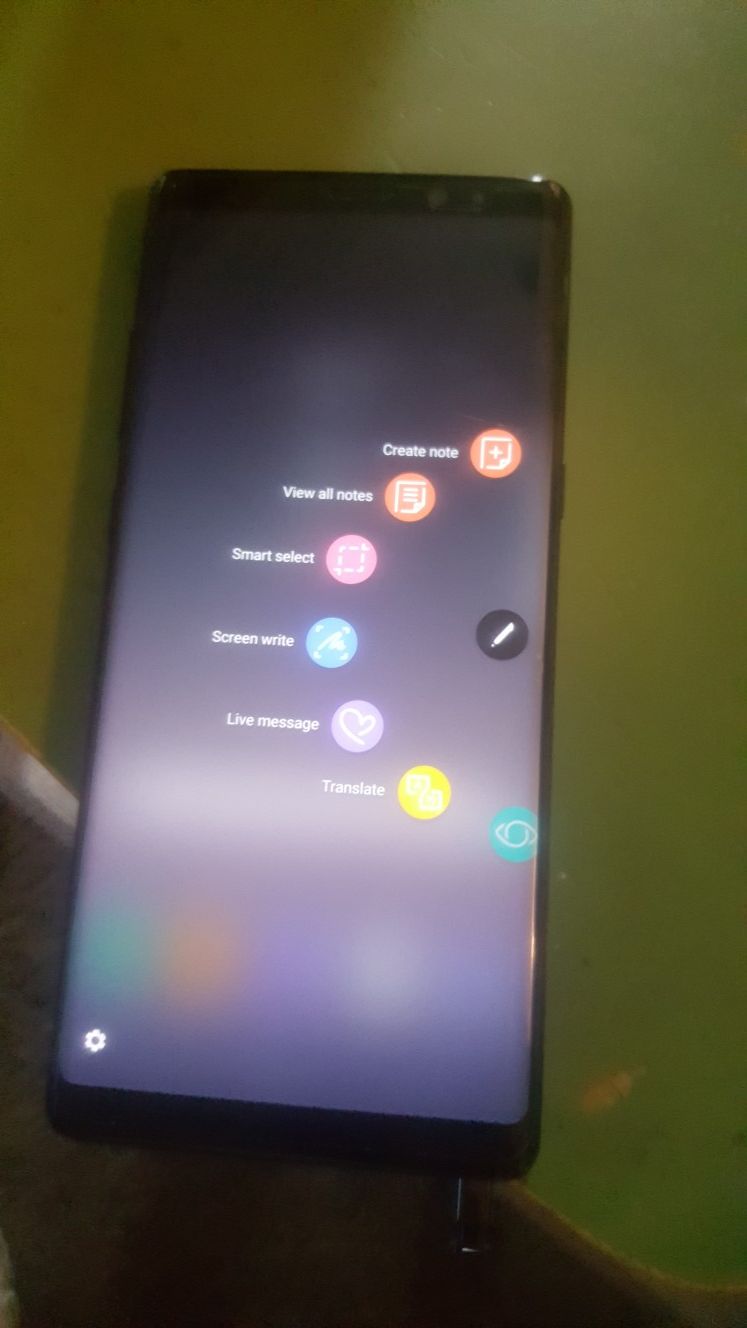 GALAXY note 8 64GB T MOBILE O METRO PCS ONLY OKAY isn't UNLOCKED no CRACKED NO scripts SÚPER CLEAN NO PayPal OKAY, sale$ ONLY PHONE OKAY