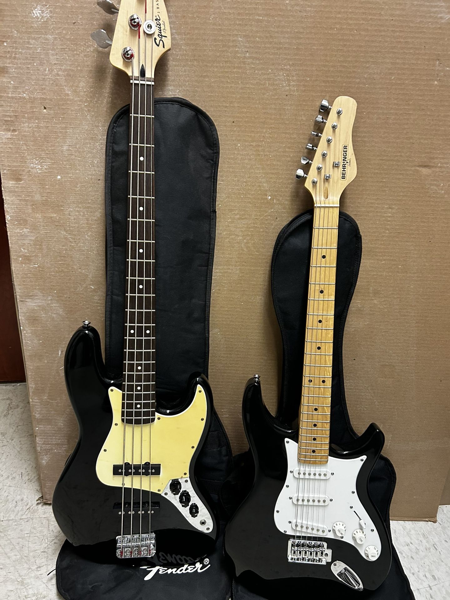 Behringer Guitar And Bass Guitar Squier Fender