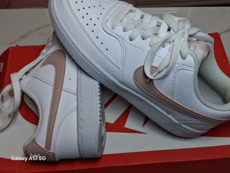 6.5 Pink&White Nike Air Force Ones