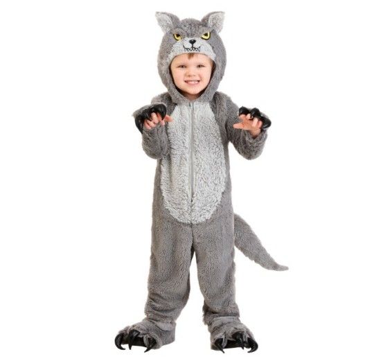 Toddler Wolf Costume 4T