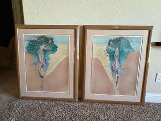Bonny Leibowitz - “Reflections Diptych” Framed Art