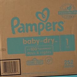 252 Diapers Case -Pampers Great deal!!!