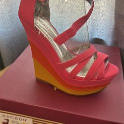 Womens Bamboo Wedge Shoes Size 6.5,7 & 7.5 NEW