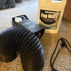 Fog Machine And Liquid Refill 