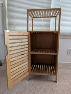 Modern Bamboo Shelf