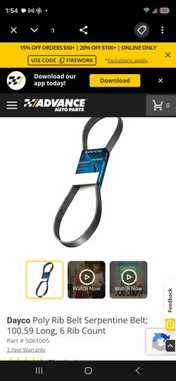 Serpentine belt
