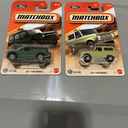 Matchbox Ford Bronco’s