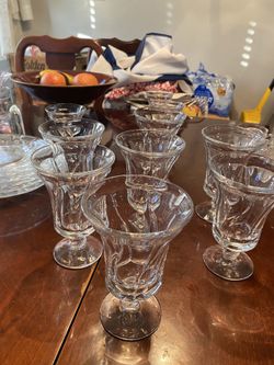 Gorgeous Fostoria Goblets and Parfait Cups