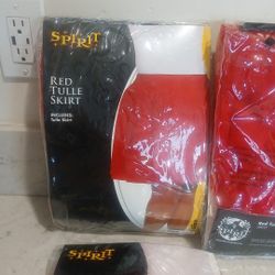 Halloween Red Tulle Skirt